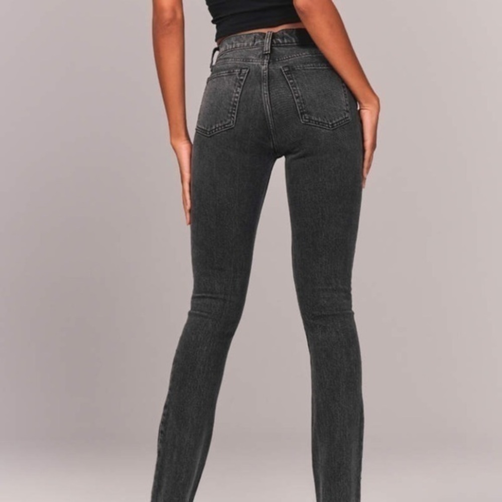 ABERCROMBIE SKINNY HIGH RISE ASYMMETRICAL
